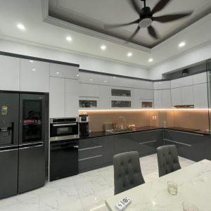 TỦ BẾP MDF CỐT THÁI CHỐNG ẨM PHỦ MELAMINE
